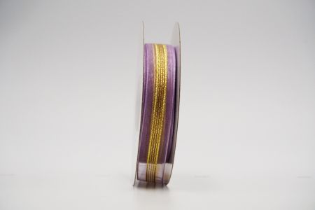 Glitter Gold Stripe Sheer Ribbon_K1476-K929-C037-1_purple